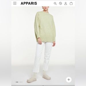 NWT Apparis Arion Sweater Limeade Small